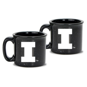Illinois Fighting Illini 2-Piece 12oz. Ceramic Campfire Mug Set