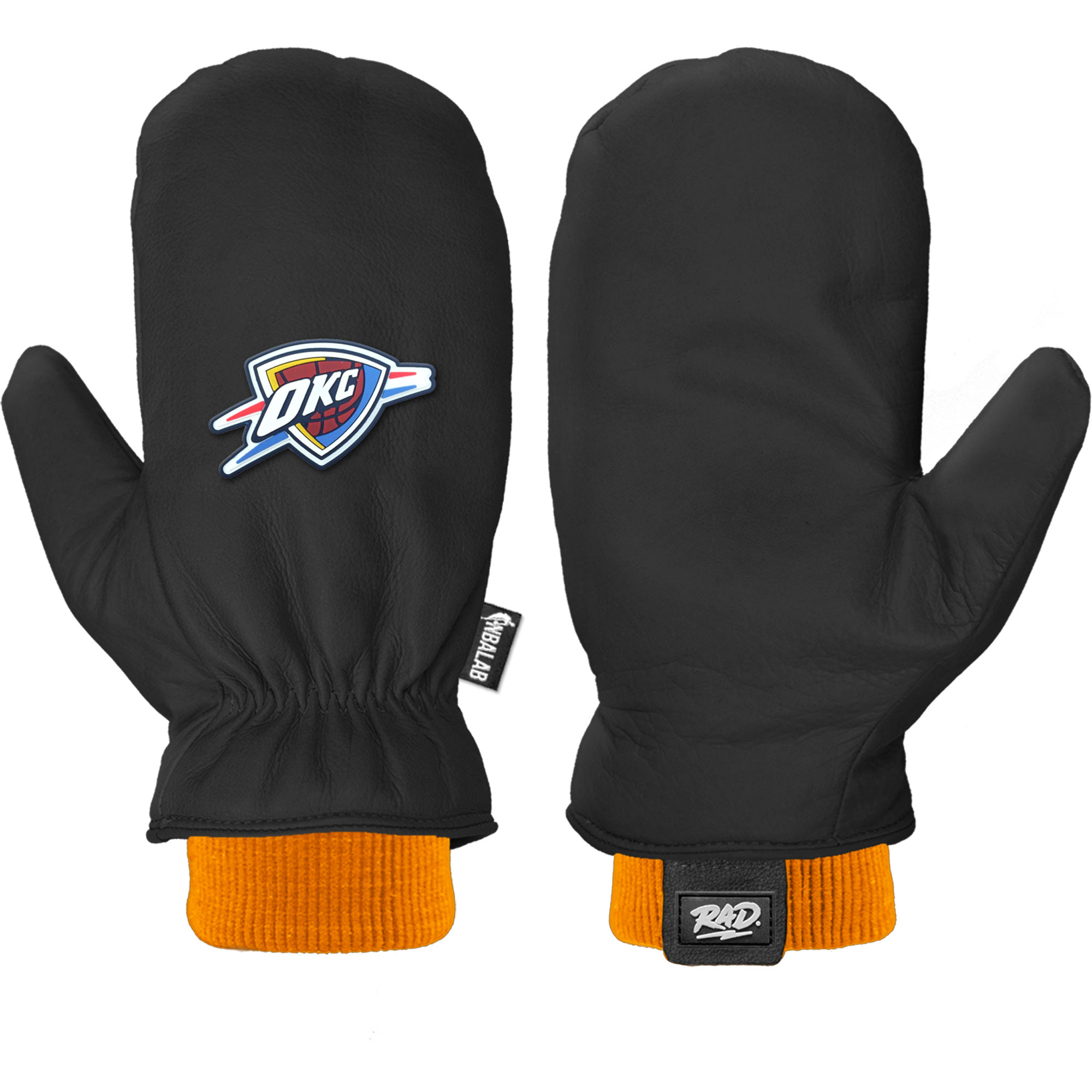 Oklahoma City Thunder Team Snow Mittens