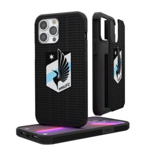 Minnesota United FC iPhone Text Backdrop Rugged Case