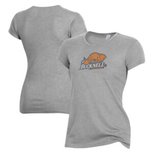 Women's Alternative Apparel Gray Bucknell Bison The Keepsake T-Shirt
