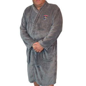 Men's ISlide Gray Florida Panthers Boss Robe