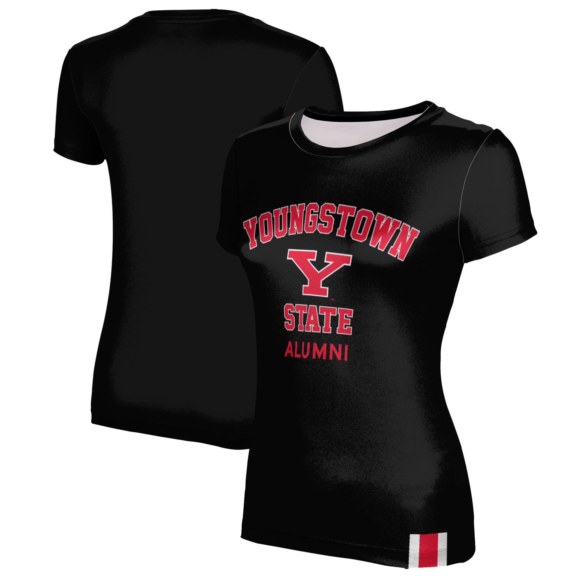 Women's Black Youngstown State Penguins Alumni T-Shirt