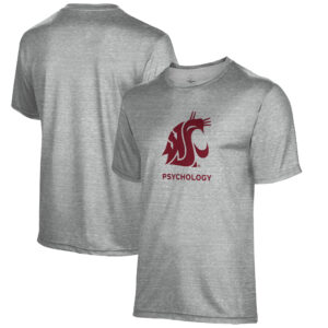 Men's Gray Washington State Cougars Psychology Name Drop T-Shirt