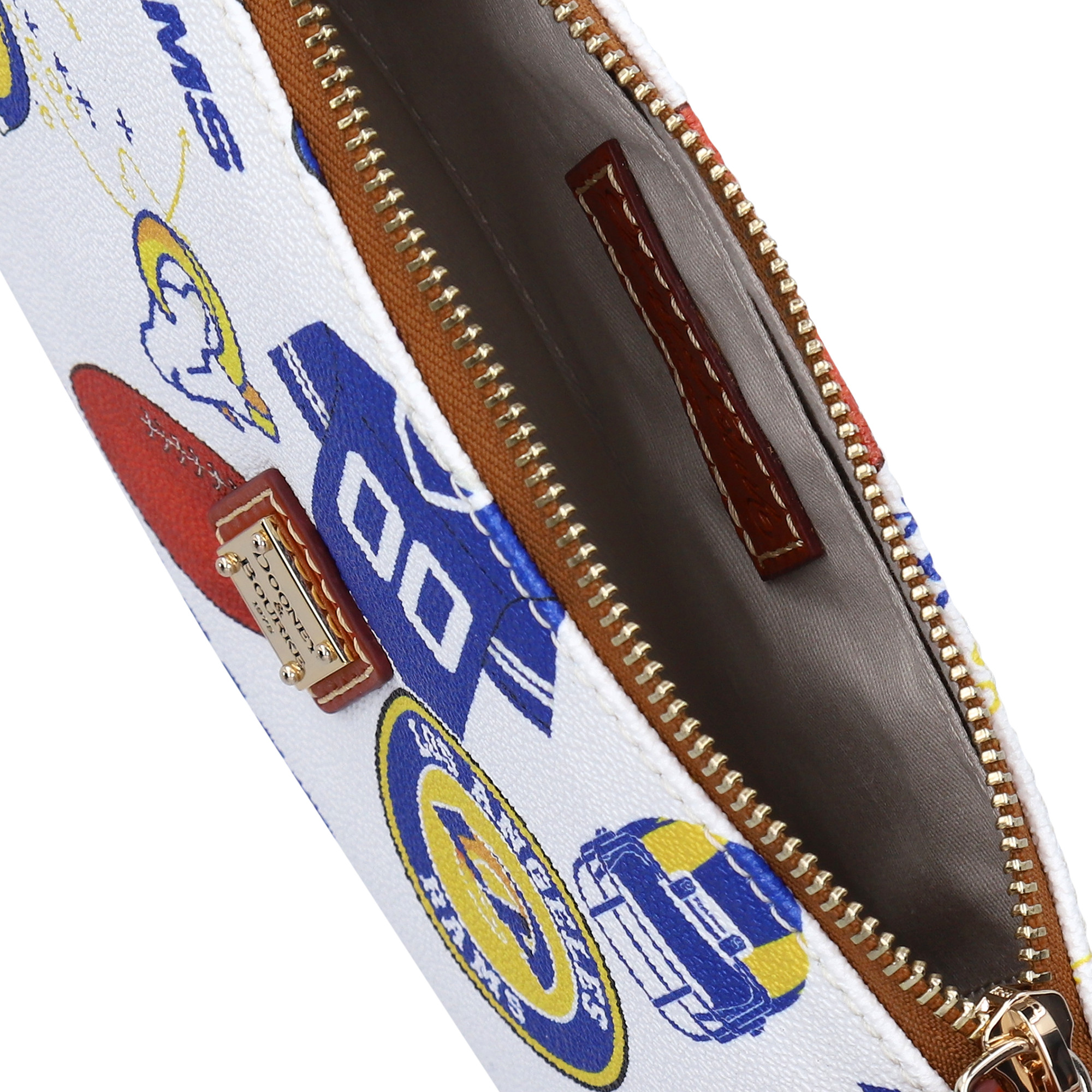 Women's Dooney & Bourke Los Angeles Rams Gameday Lexi Crossbody with Small Coin Case - Image 4