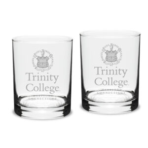 Trinity Bantams 14oz. 2-Piece Classic Double Old-Fashioned Glass Set