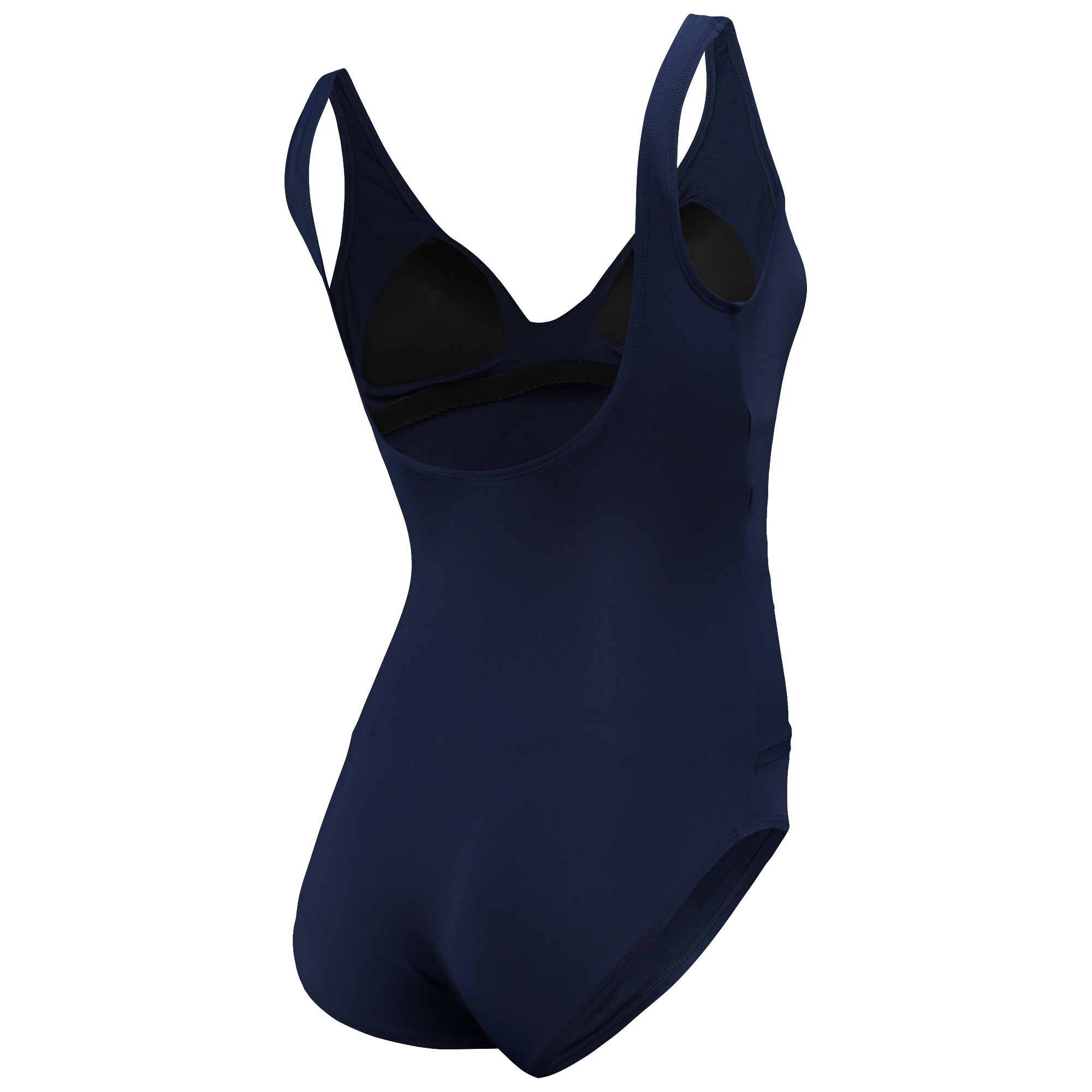 Women's Tommy Bahama Navy Buffalo Bills Pearl Clara Wrap One-Piece Swimsuit - Image 9