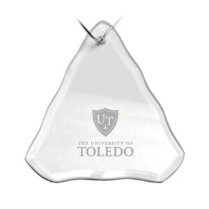 Toledo Rockets 3.25'' x 3.75'' Glass Tree Ornament