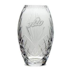 Florida Gulf Coast Eagles 10'' Full Leaded Crystal Vase