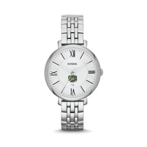 Women's Fossil Silver Ohio Bobcats Jacqueline Stainless Steel Watch