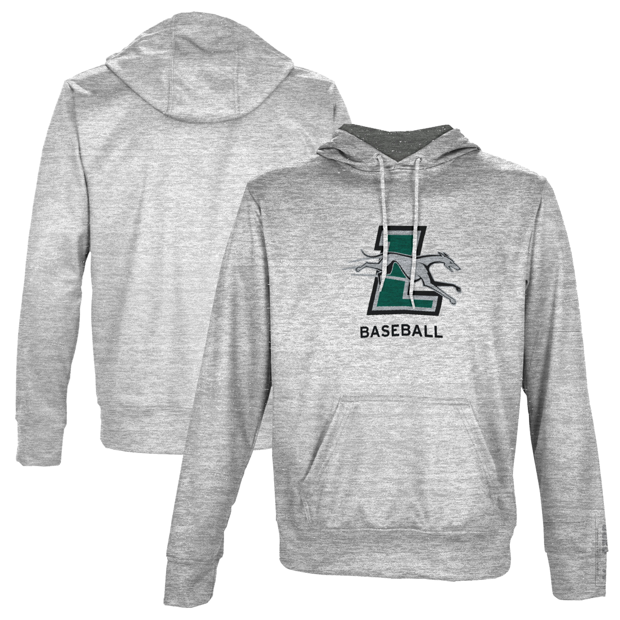Men's ProSphere Gray Loyola Greyhounds Baseball Name Drop Pullover Hoodie