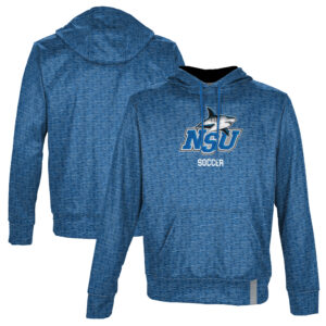 Men's ProSphere Navy Nova Southeastern Sharks Soccer Name Drop Pullover Hoodie