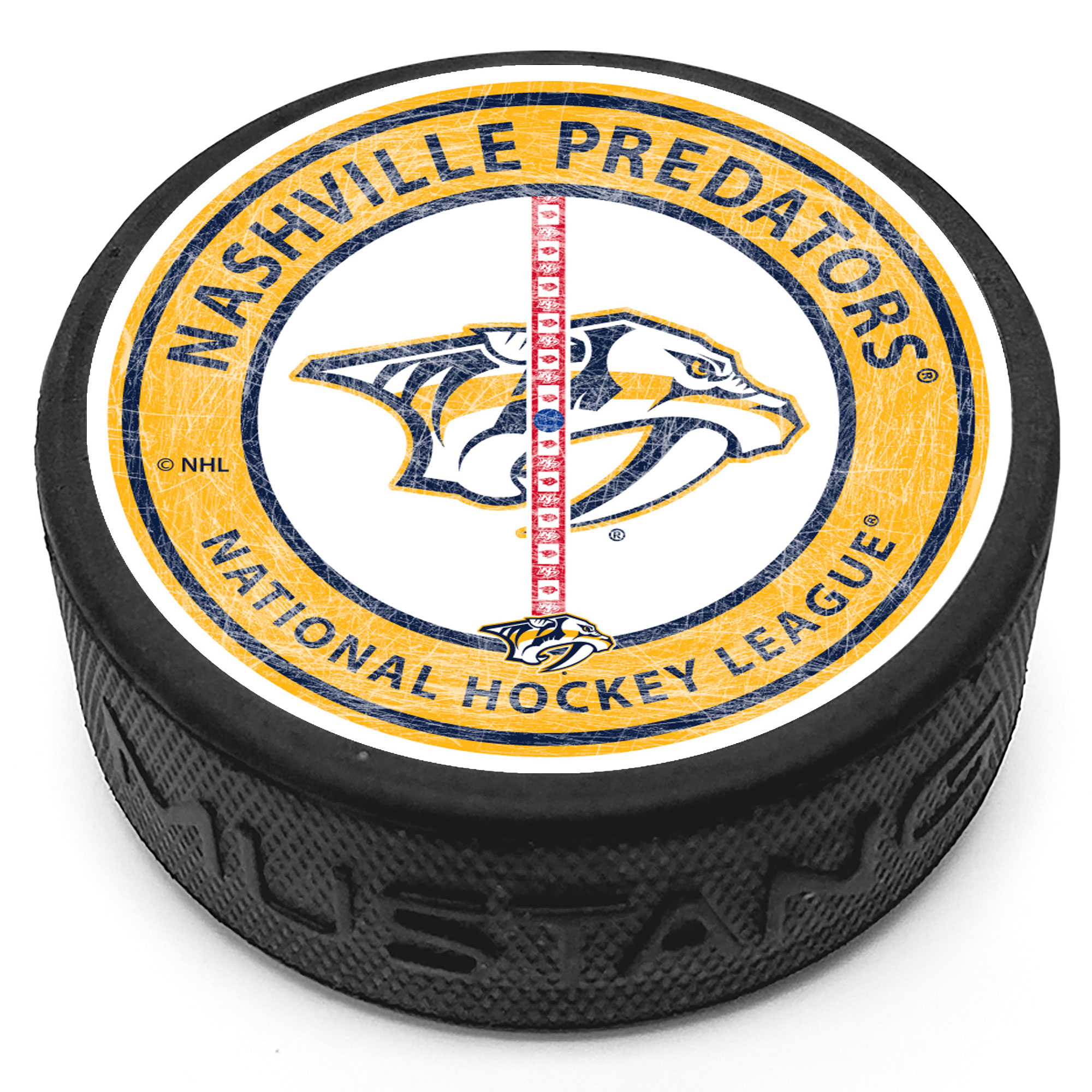 Nashville Predators Center Ice Puck