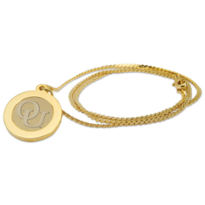 Women's Gold Oakland Golden Grizzlies Pendant Necklace