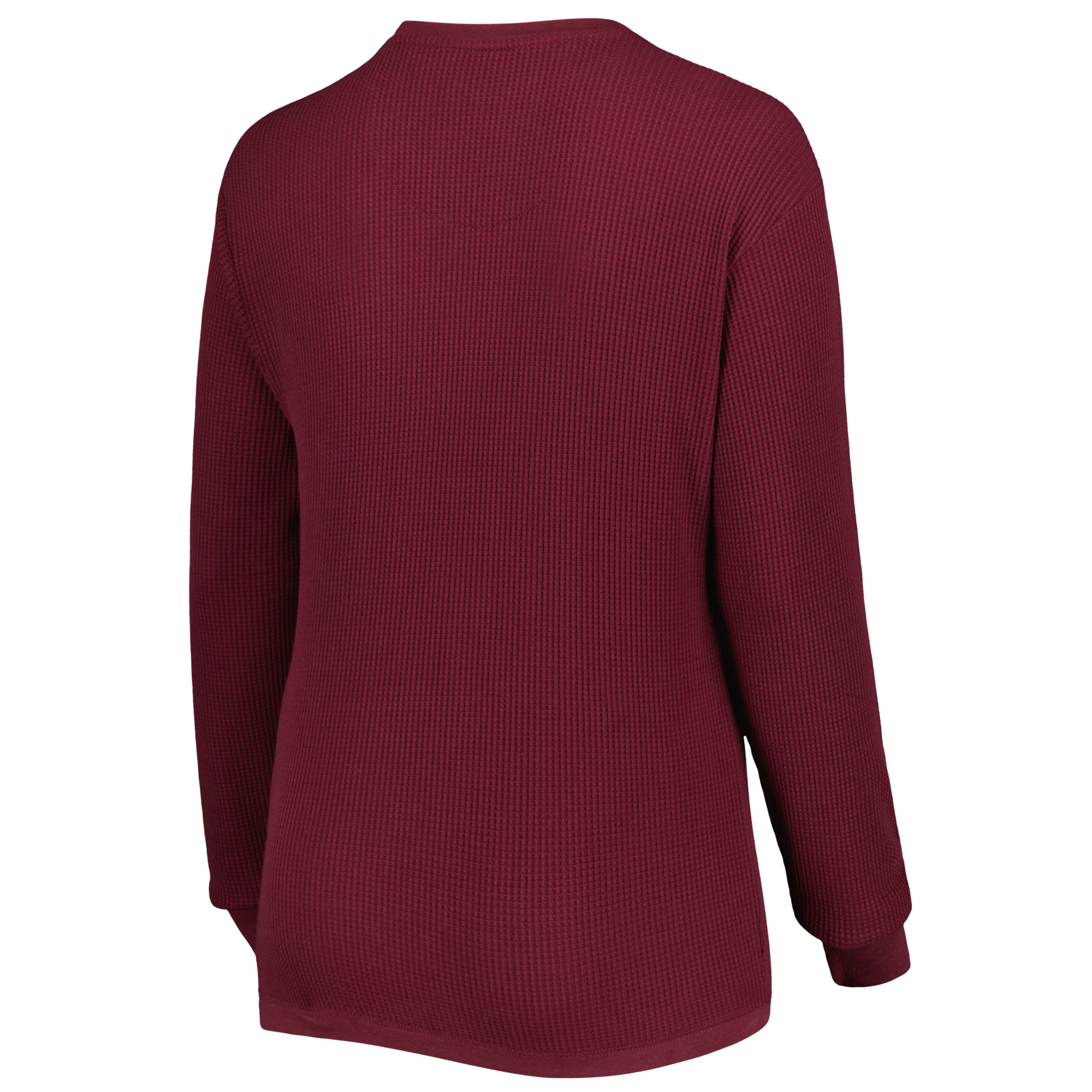Women's Pressbox Maroon Texas A&M Aggies Surf Plus Size Southlawn Waffle-Knit Thermal Tri-Blend Long Sleeve T-Shirt - Image 7