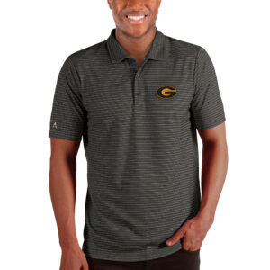 Men's Antigua Heathered Black Grambling Tigers Esteem Polo