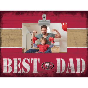 San Francisco 49ers 10'' x 10'' Best Dad Clip Frame