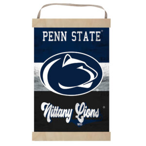 Penn State Nittany Lions Retro Logo Banner Sign