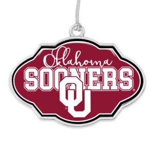 Oklahoma Sooners Frame Holiday Ornament