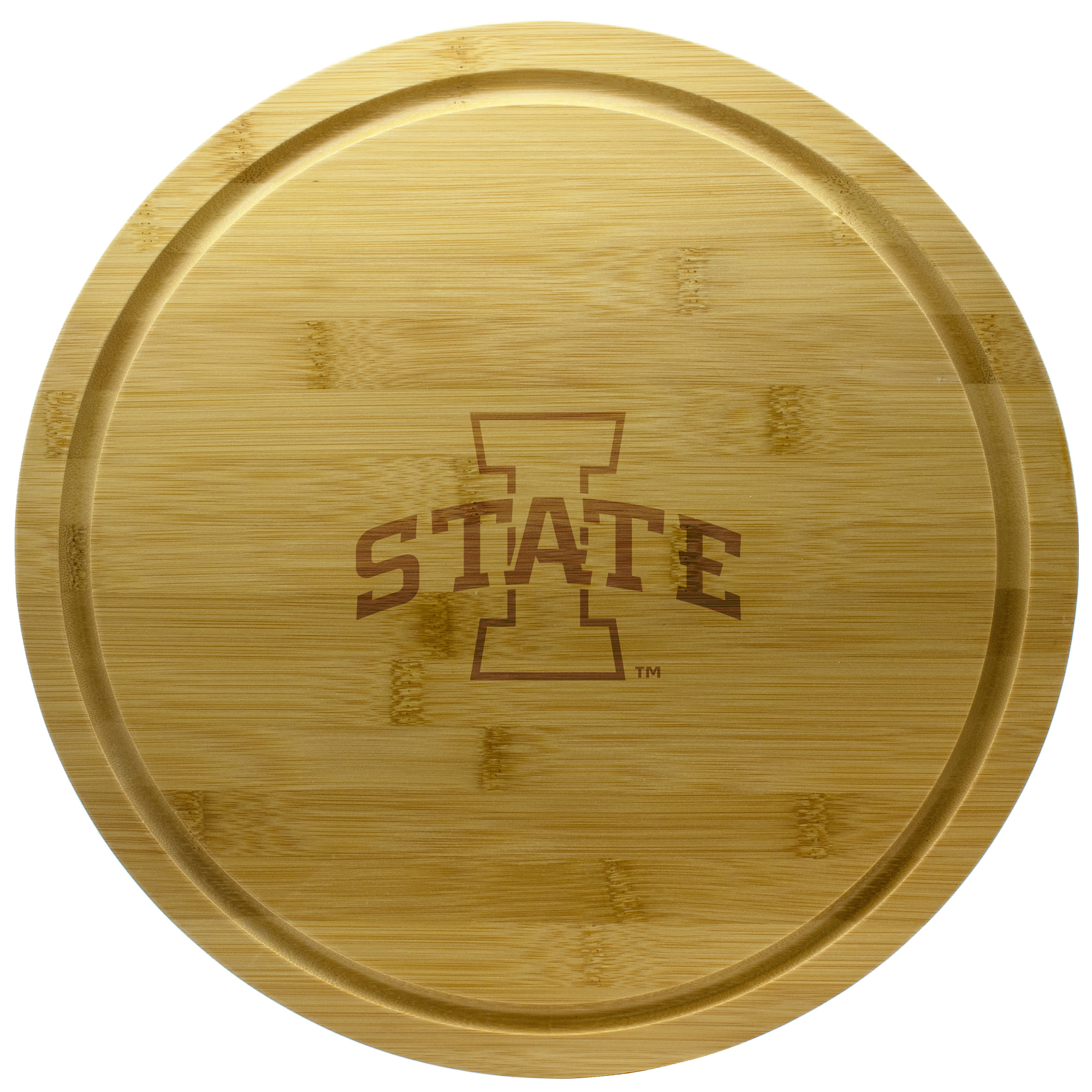 Iowa State Cyclones 13'' Rotating Bamboo Server