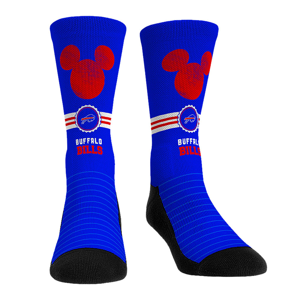 Youth Rock Em Socks Buffalo Bills Disney Three-Pack Crew Socks Set - Image 6