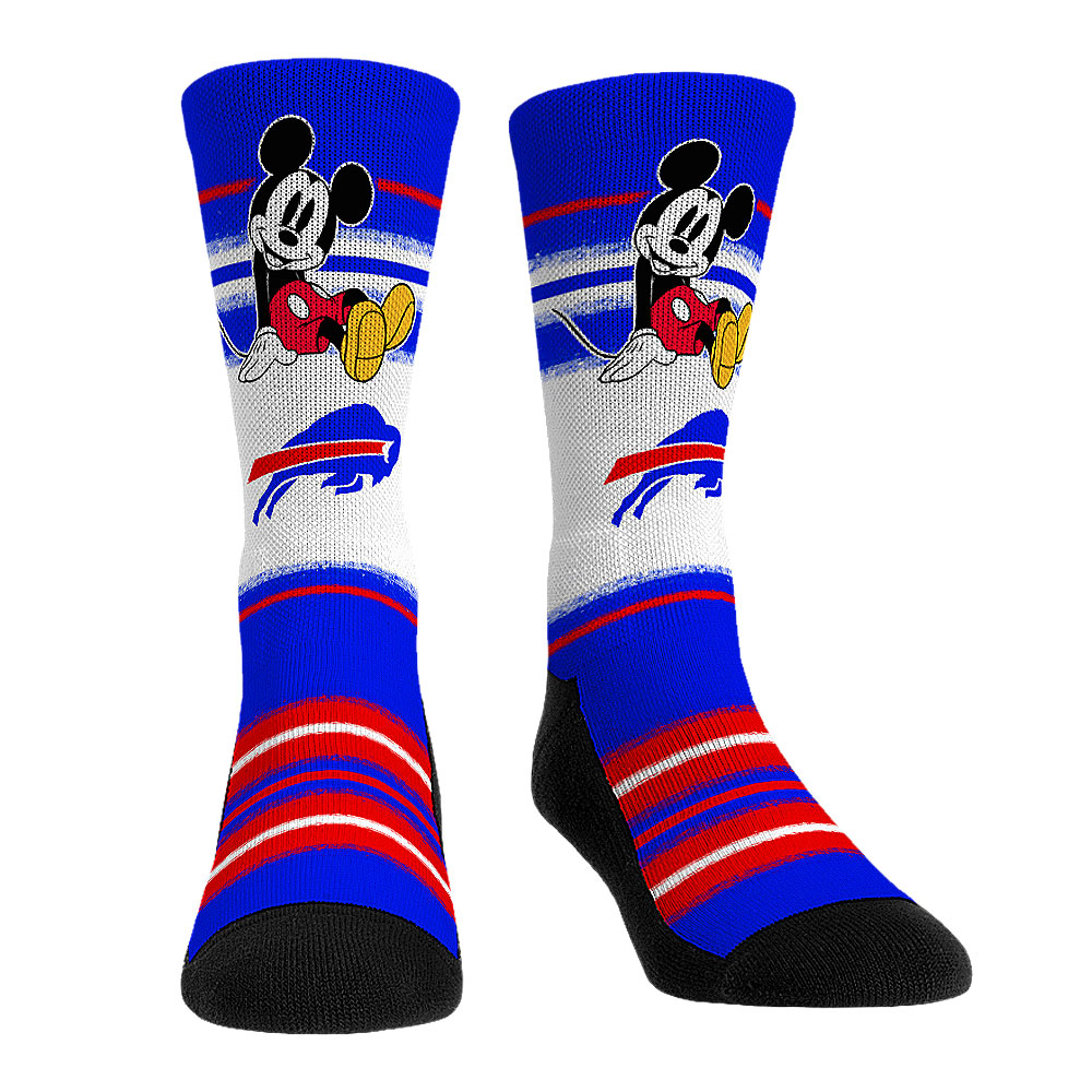 Youth Rock Em Socks Buffalo Bills Disney Three-Pack Crew Socks Set - Image 4