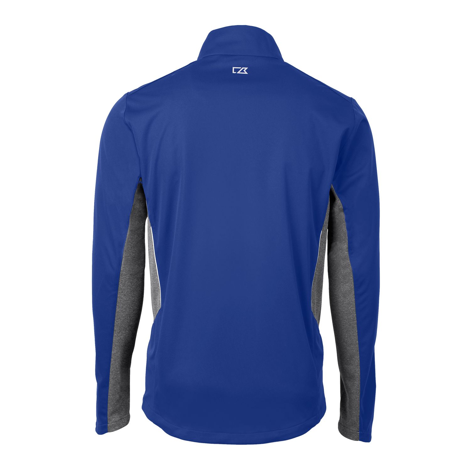 Men's Cutter & Buck Royal Indianapolis Colts Throwback Logo Navigate Softshell Full-Zip Jacket - Image 4