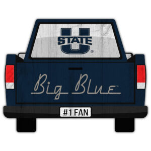 Utah State Aggies 12'' x 12'' Truck Back Décor
