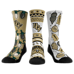 Rock Em Socks UCF Knights Unisex Holiday 3-Pack Crew Socks