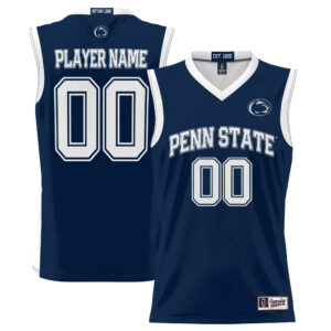 Men's GameDay Greats Navy Penn State Nittany Lions NIL Pick-A-Player Lightweight Basketball Jersey