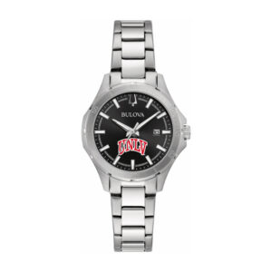 Women's Bulova Black UNLV Rebels Stainless Steel Classic Sport Watch