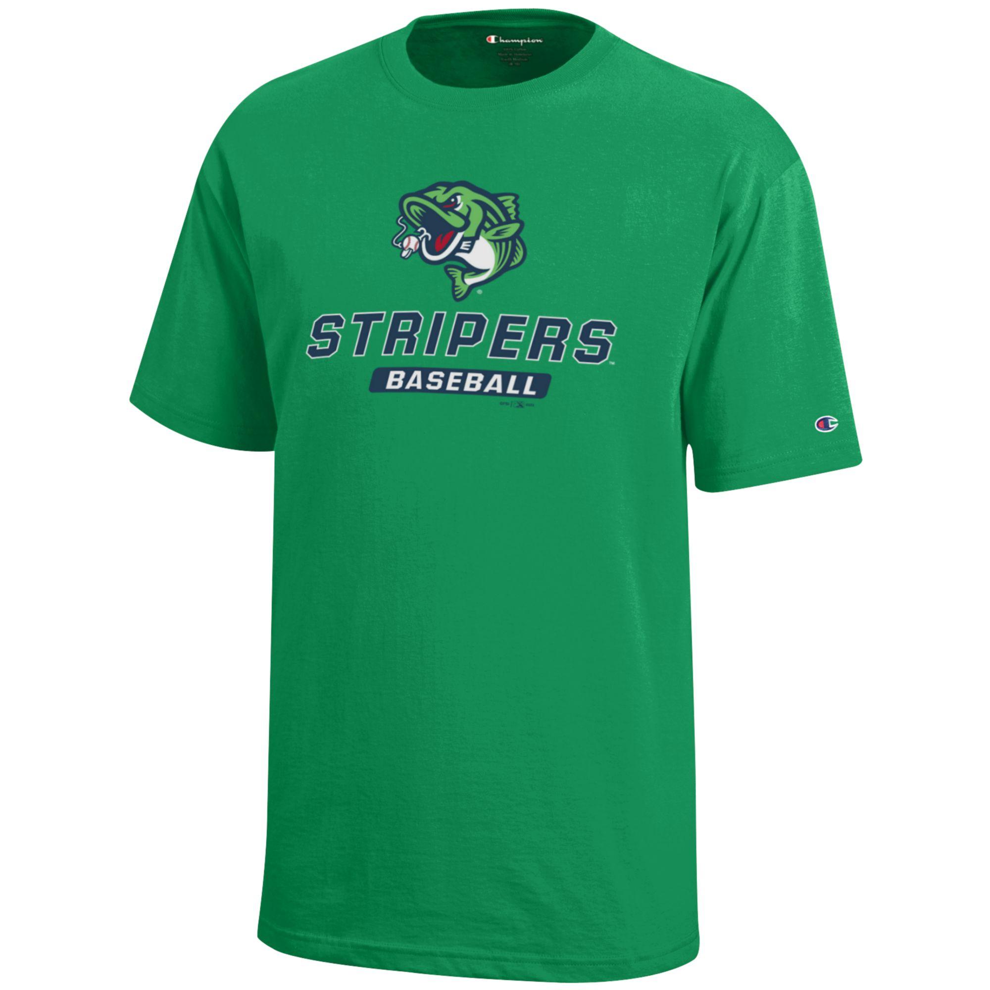 Youth Champion Green Gwinnett Stripers Jersey T-Shirt - Image 6