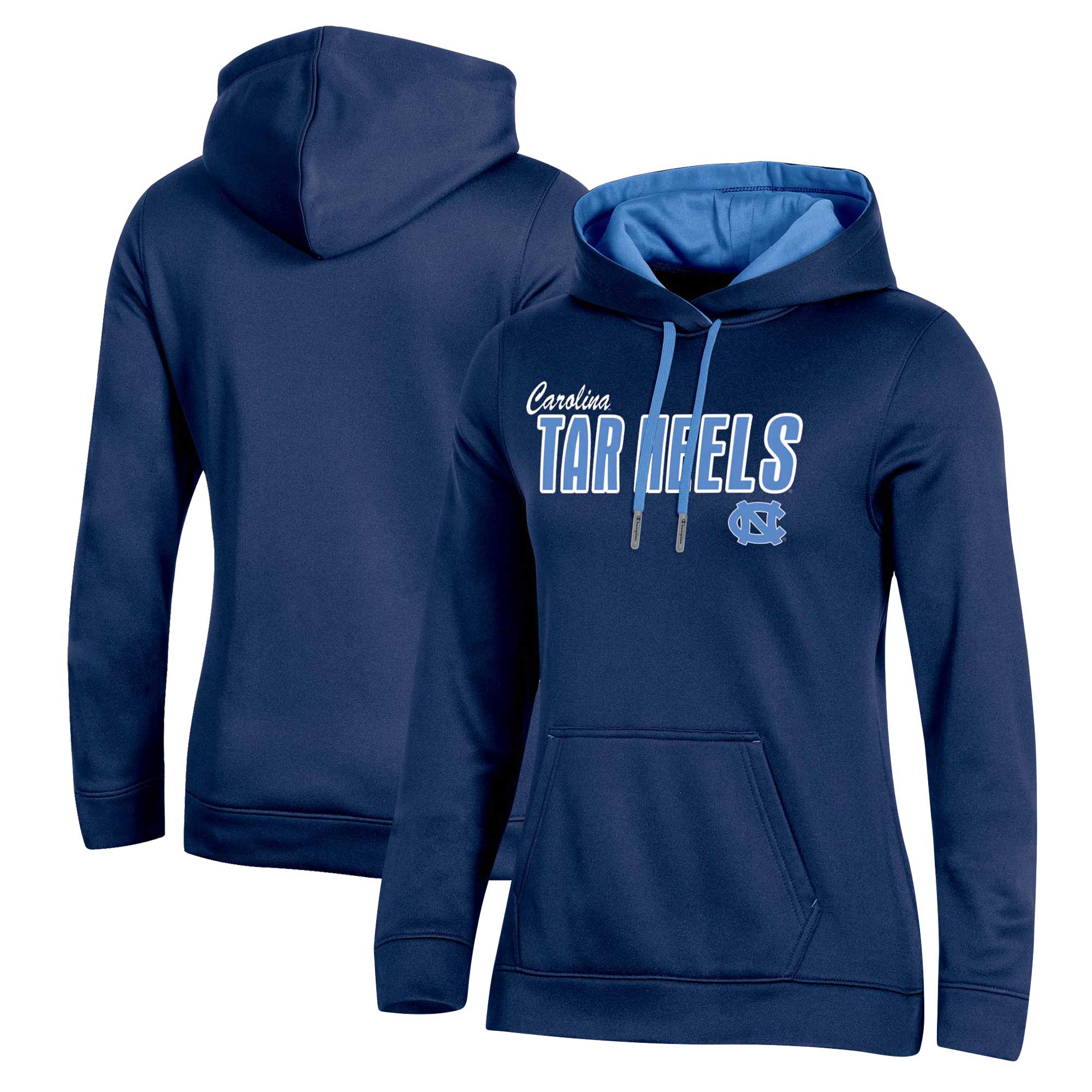 Women's Champion Navy North Carolina Tar Heels Team Pullover Hoodie - Image 6