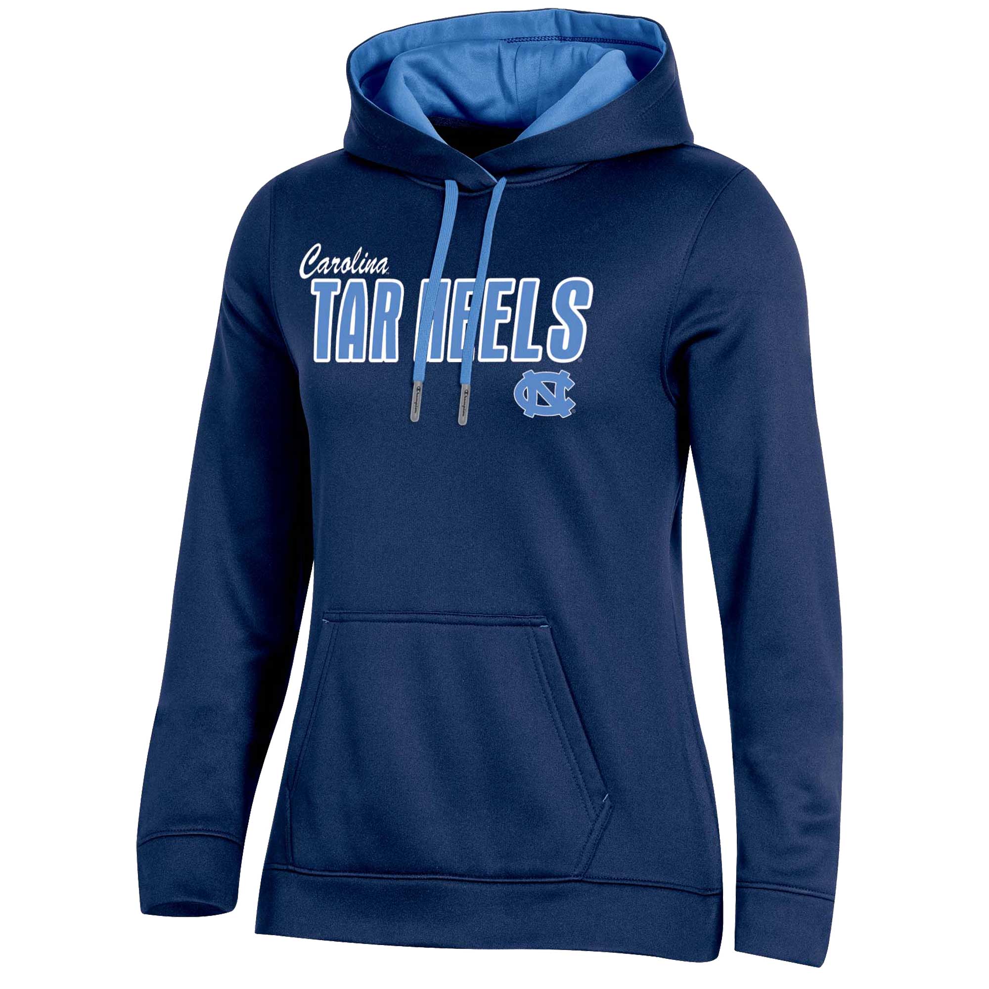 Women's Champion Navy North Carolina Tar Heels Team Pullover Hoodie - Image 3