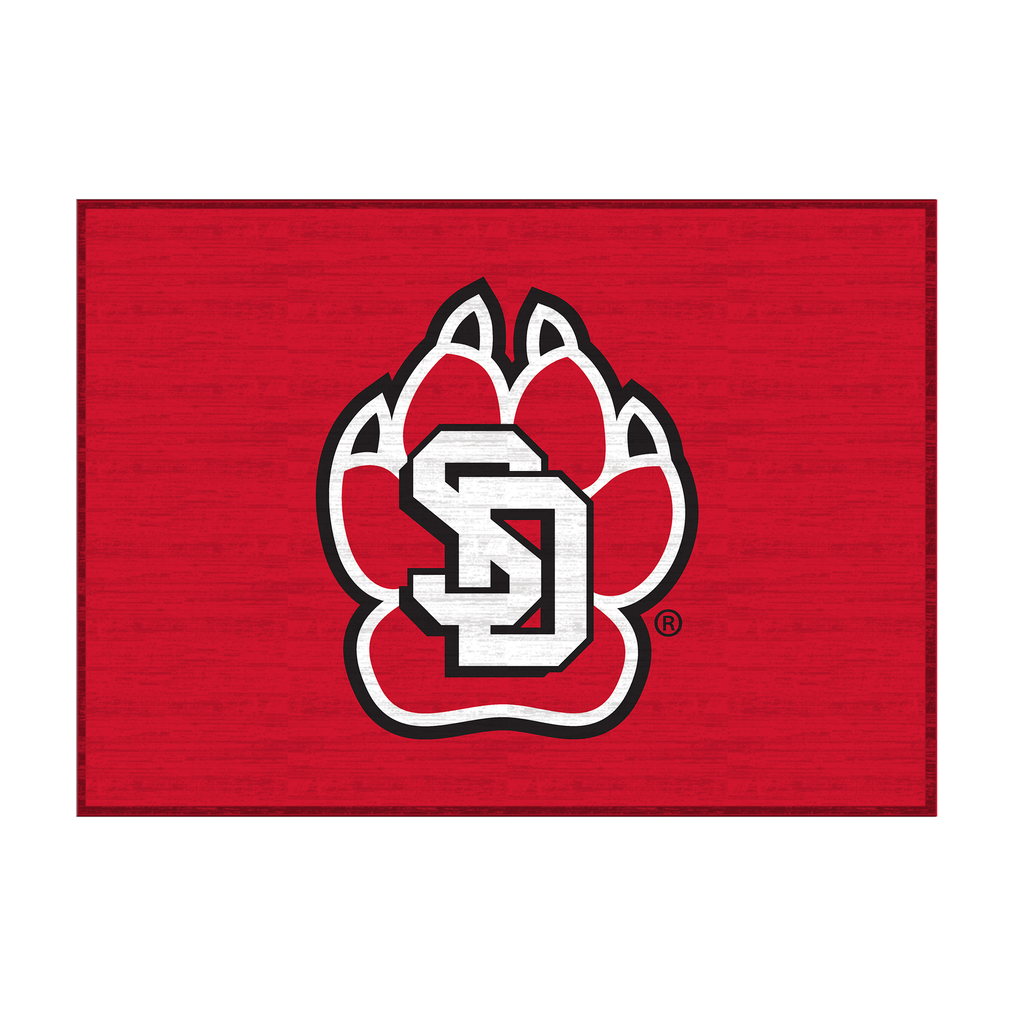 South Dakota Coyotes 5' x 7.5' Rug