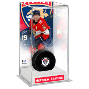 Matthew Tkachuk Florida Panthers Deluxe Tall Hockey Puck Display Case