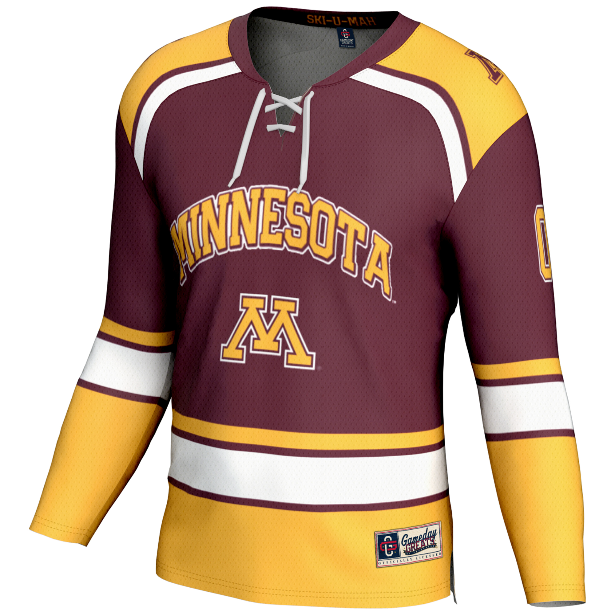 Youth GameDay Greats Maroon Minnesota Golden Gophers NIL Pick-A-Player Women's Hockey Jersey - Image 6