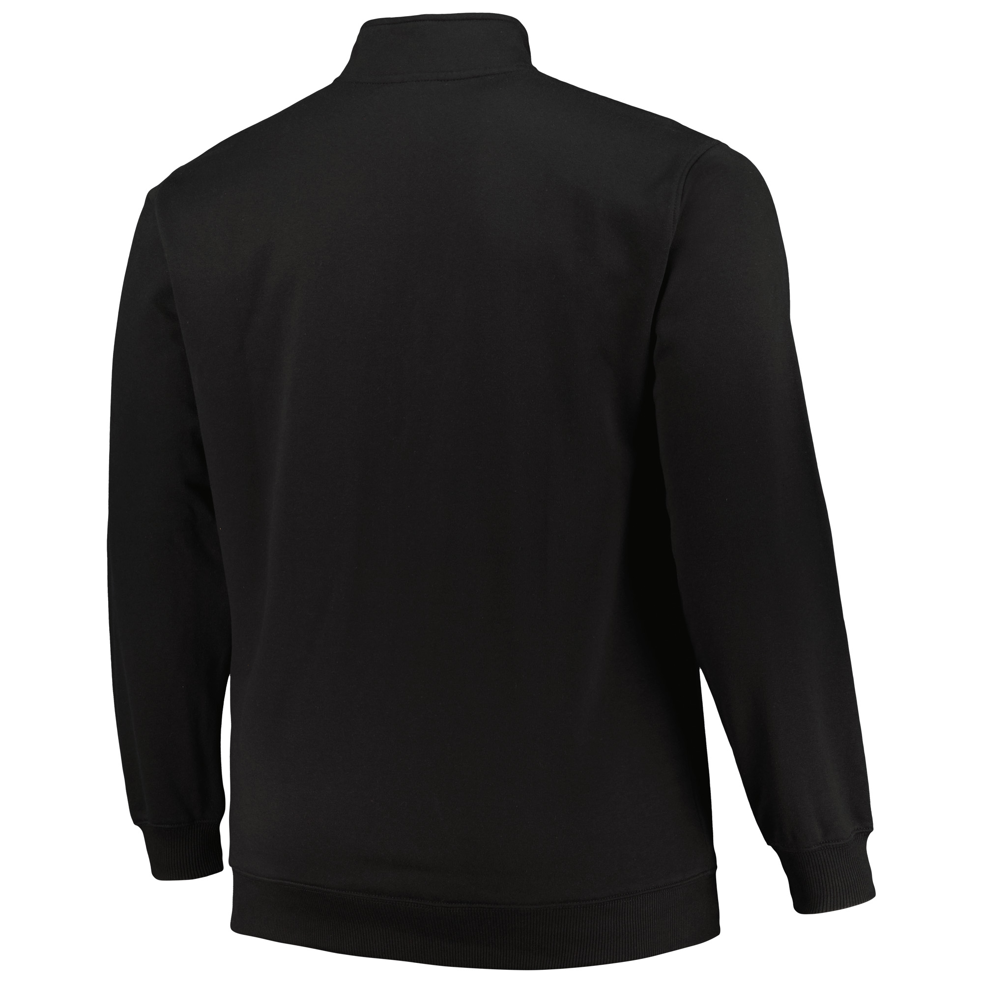 Men's Profile Black Philadelphia Eagles Big & Tall Fleece Quarter-Zip Jacket - Image 8