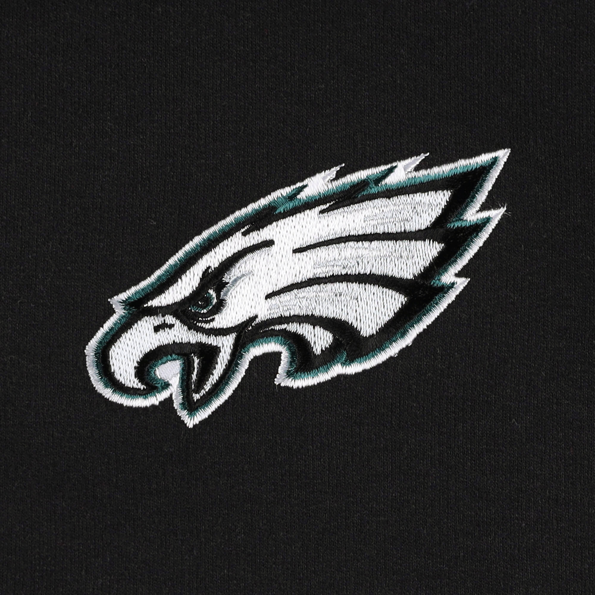Men's Profile Black Philadelphia Eagles Big & Tall Fleece Quarter-Zip Jacket - Image 5