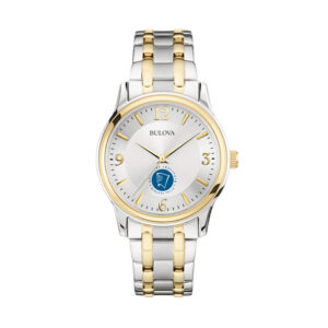 Men's Bulova  Silver/Gold Niagara Falls Culinary Institute Two-Tone Stainless Steel Watch