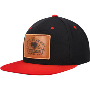 Men's  Black Shawn Michaels Heartbreak Kid Patch Adjustable Hat
