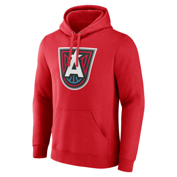 Men's  Red Atlanta Dream Primary Logo Pullover Hoodie - Image 7