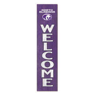 North Alabama Lions 12'' x 48'' Welcome Outdoor Leaner