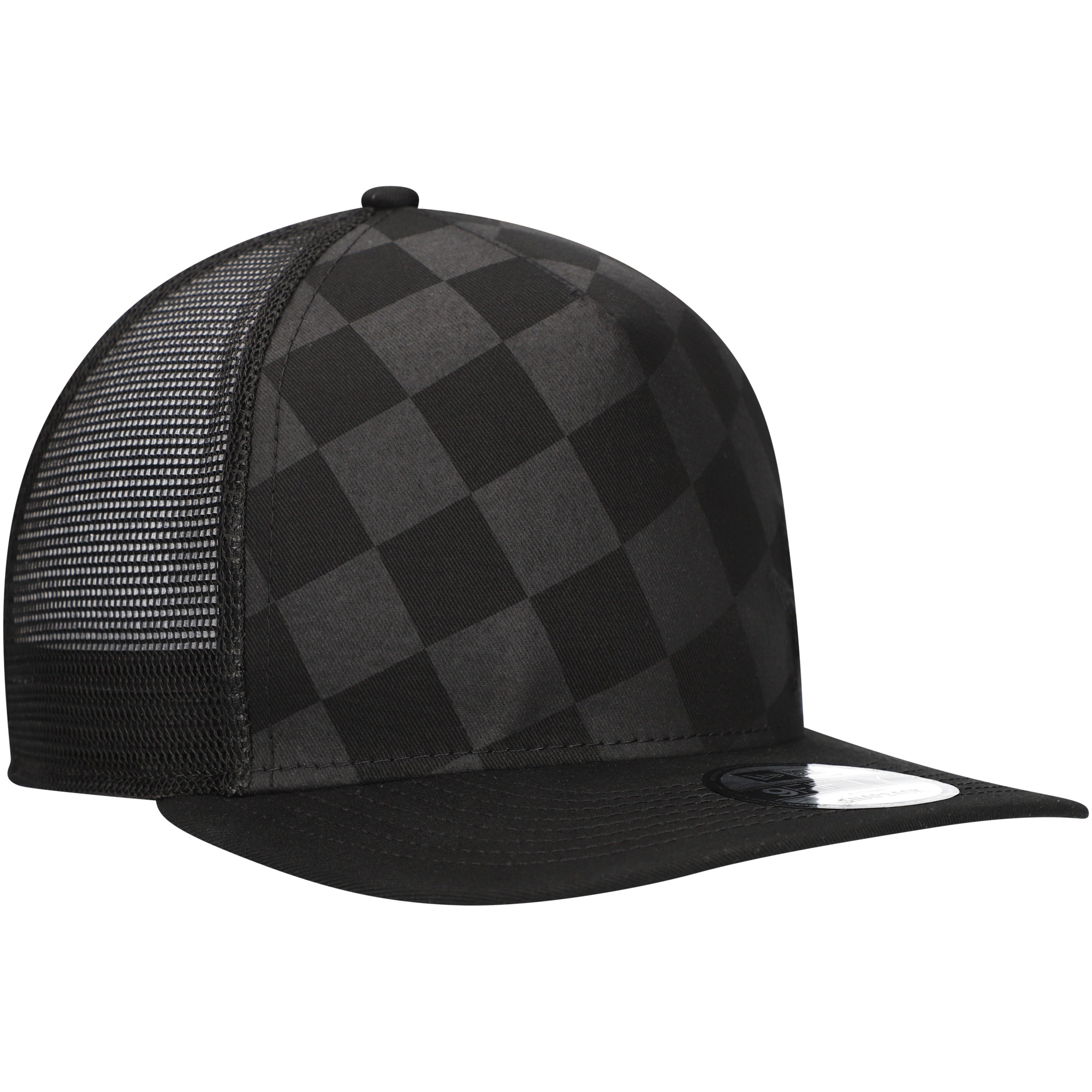 Men's New Era Black Dallas Cowboys Check Mate 9FIFTY Trucker Snapback Hat - Image 4