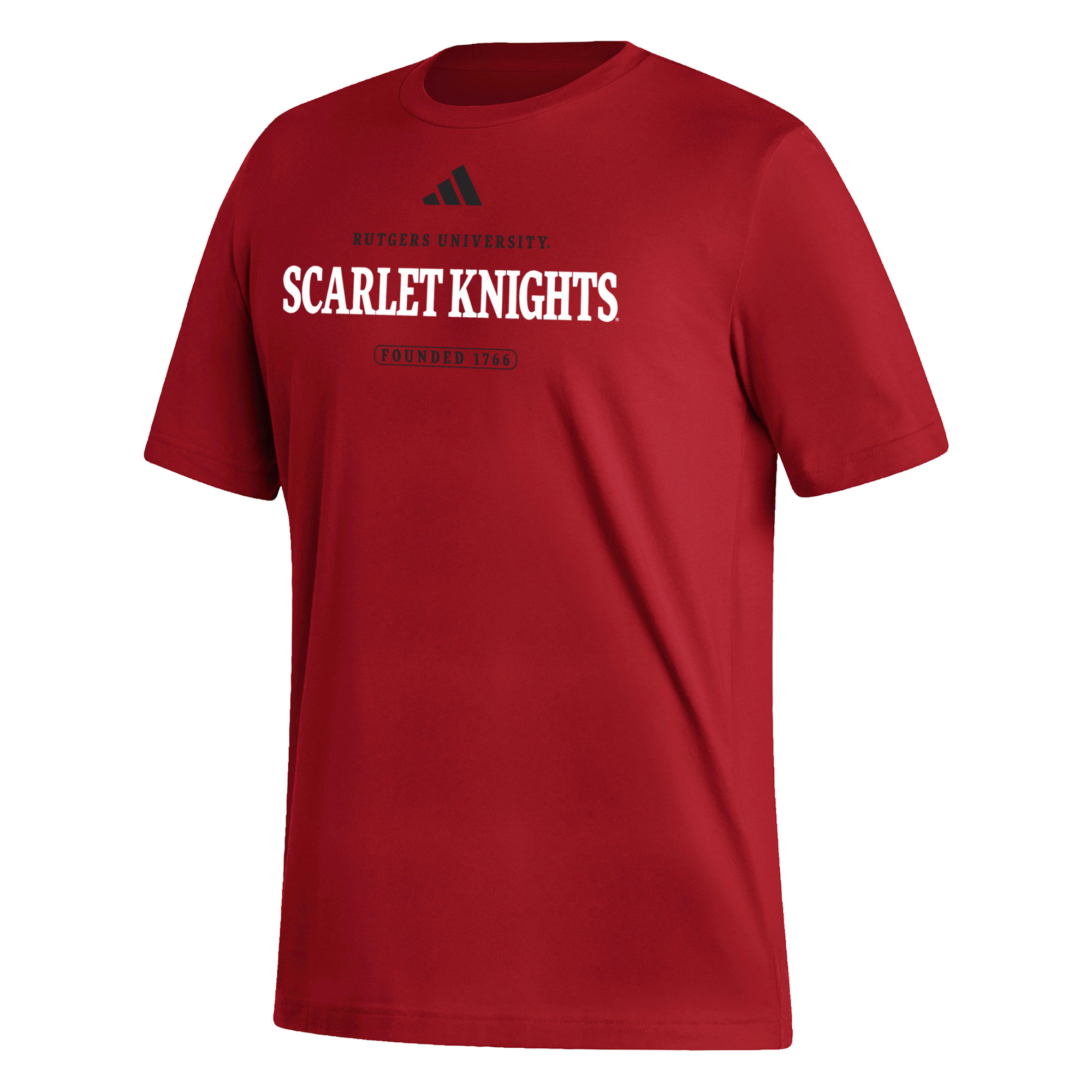 Men's adidas Scarlet Rutgers Scarlet Knights Fresh T-Shirt - Image 3
