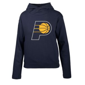 Women's Levelwear Navy Indiana Pacers Evian Core Pullover Hoodie