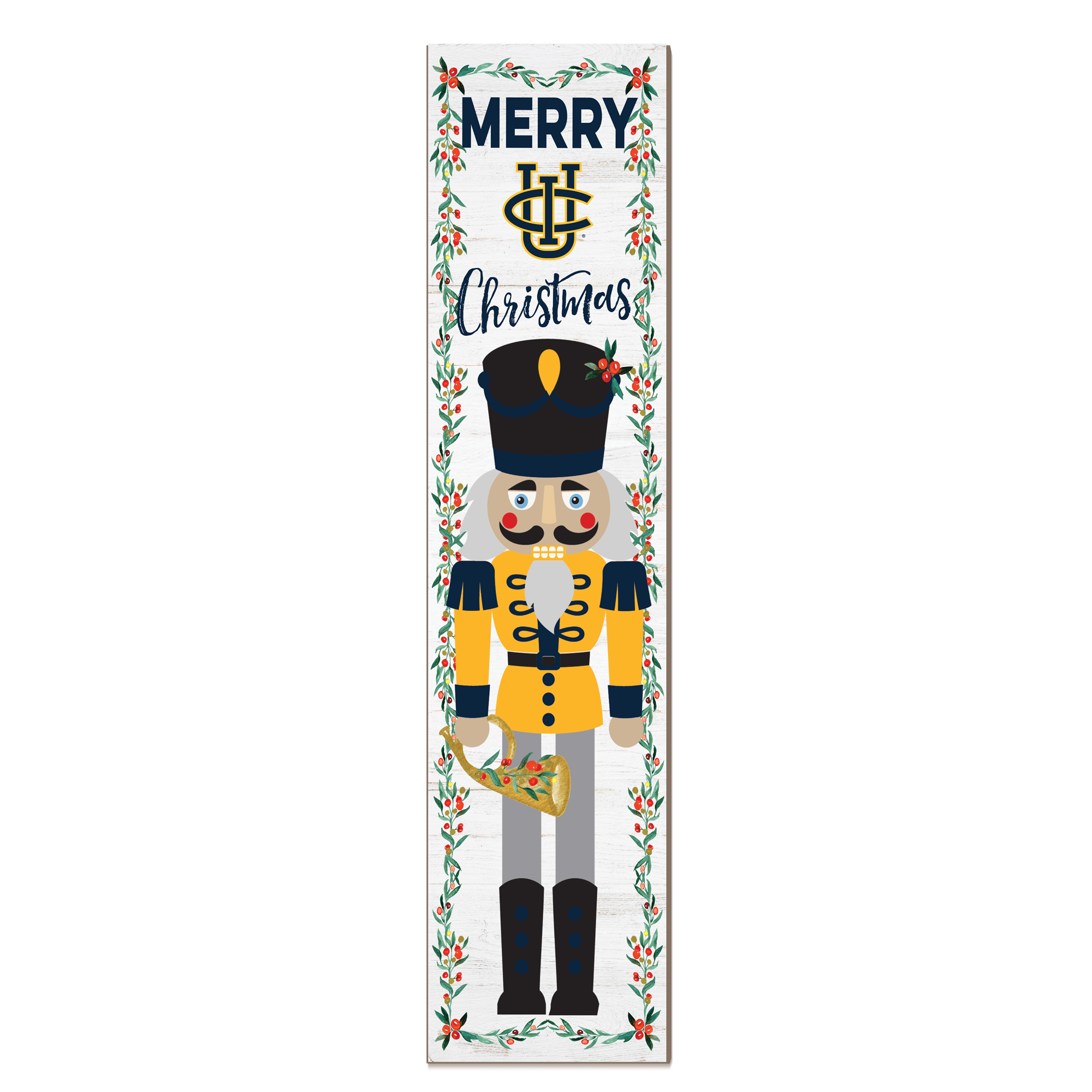 UC Irvine Anteaters 11" x 46" Nutcracker Holiday Leaner Sign