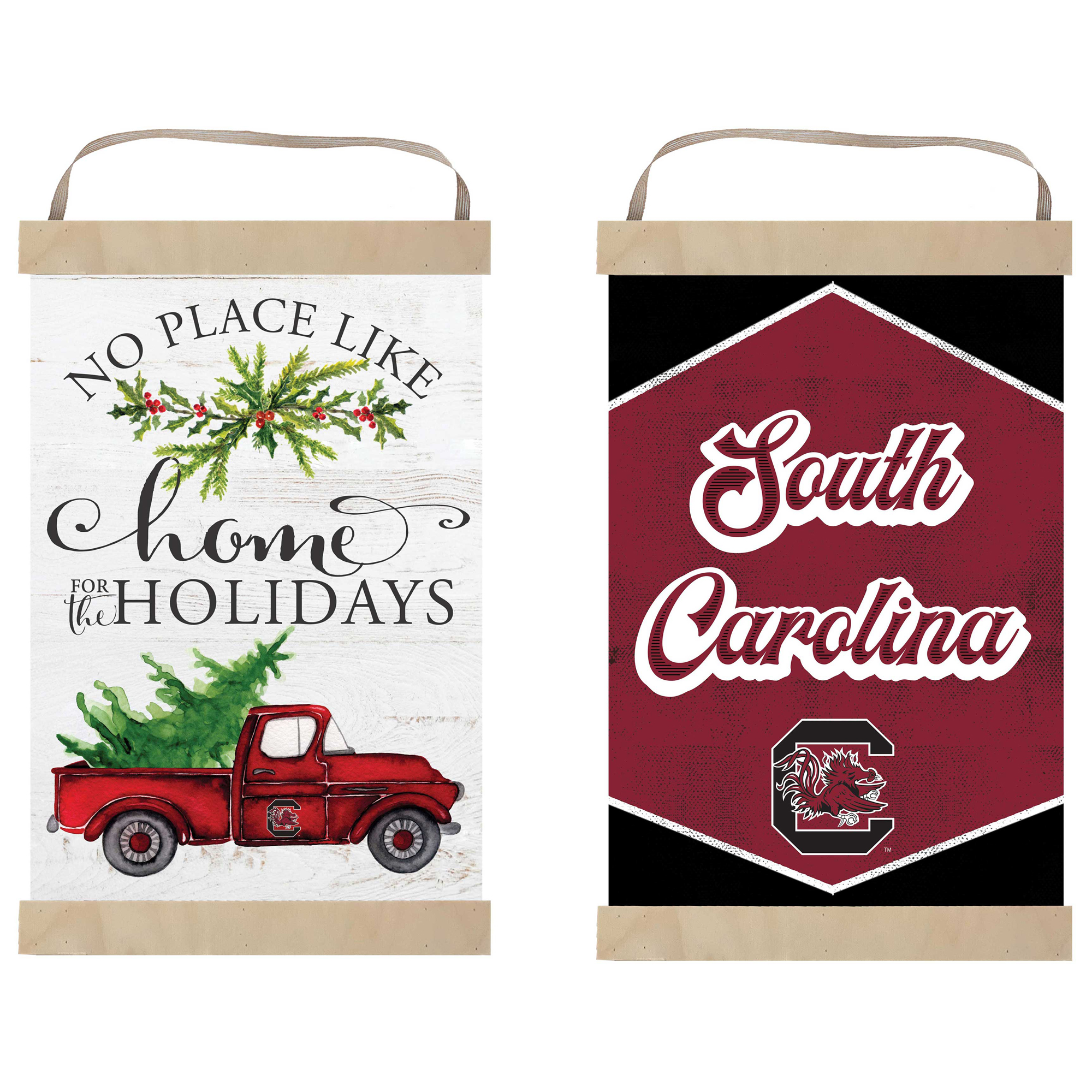 South Carolina Gamecocks 12" x 20" Reversible Banner Sign