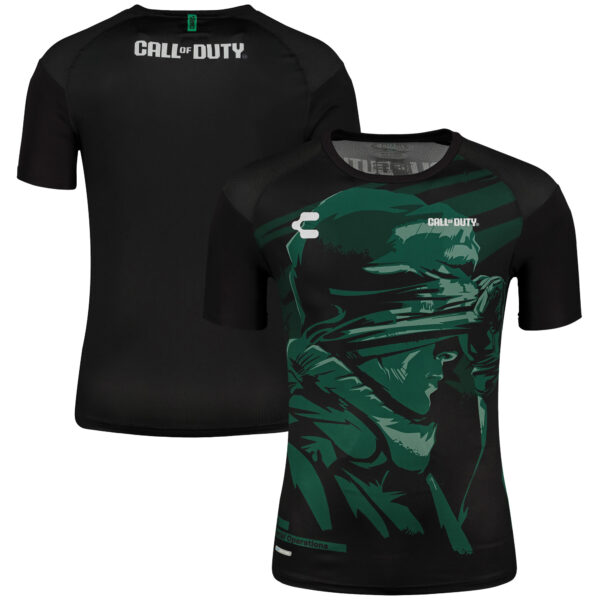 Men's Charly  Black/Green Call of Duty DRY FACTOR Training T-Shirt