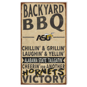 Alabama State Hornets 11'' x 20'' Indoor/Outdoor BBQ Sign