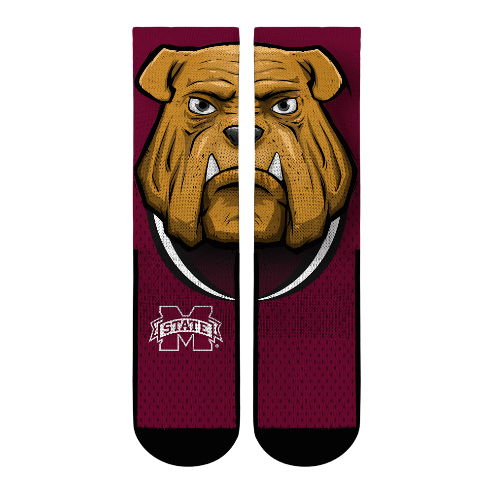 Youth Rock Em Socks Mississippi State Bulldogs Fan Favorite Three-Pack Crew Sock Set - Image 8